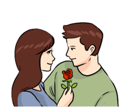 The Flower of Love sticker #15118090