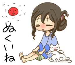 kochi hataben girl-two sticker #15118954