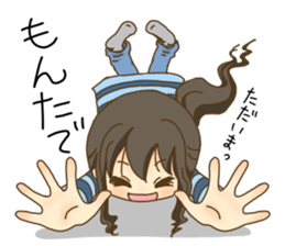 kochi hataben girl-two sticker #15118963