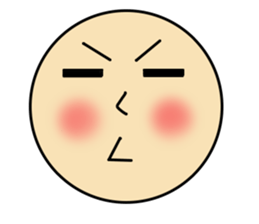 Convenient face sticker sticker #15119004