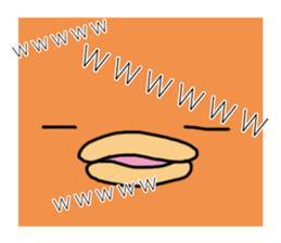 Cute Balloon fish sticker #15119092