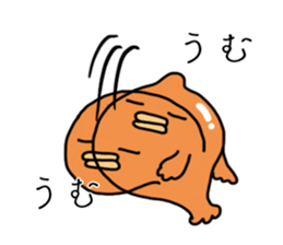 Cute Balloon fish sticker #15119093