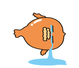 Cute Balloon fish sticker #15119114