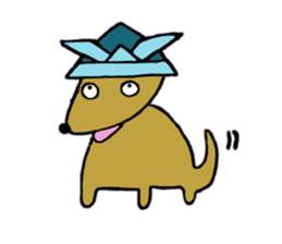 Melon the dog 4 (spring) sticker #15119141