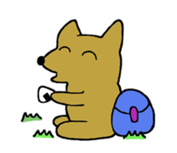 Melon the dog 4 (spring) sticker #15119144