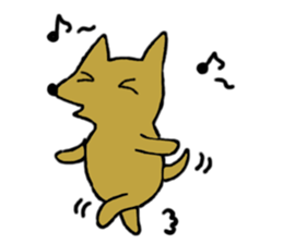 Melon the dog 4 (spring) sticker #15119146