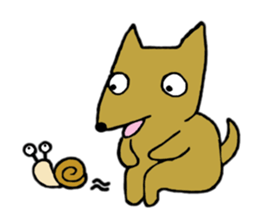 Melon the dog 4 (spring) sticker #15119150