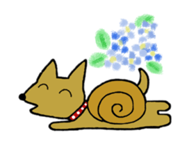 Melon the dog 4 (spring) sticker #15119151