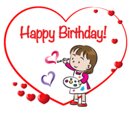 So many kind of Greeting card sticker #15119334