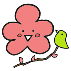 cherry tree and a plum and bears