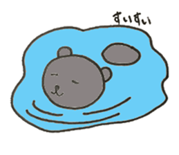 cherry tree and a plum and bears sticker #15119512