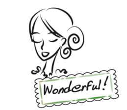 beauty quick sketch sticker #15119611