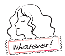 beauty quick sketch sticker #15119624