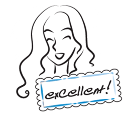 beauty quick sketch sticker #15119631