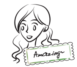 beauty quick sketch sticker #15119635