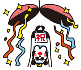 Dog and panda 50% sticker #15119921