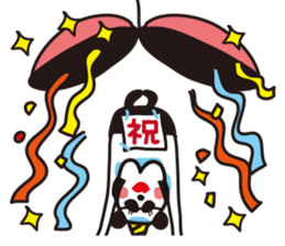 Dog and panda 50% sticker #15119921