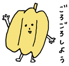 Friendly vegetables 3 sticker #15120003