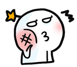 Frown Man sticker #15120621