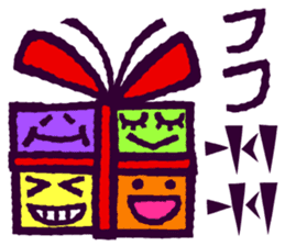 Cuneiform shaped letters and Japanese sticker #15121098