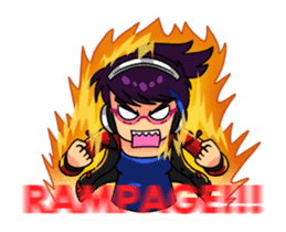 Cute Gamer Girl sticker #15121495