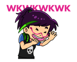 Cute Gamer Girl sticker #15121498