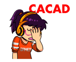 Cute Gamer Girl sticker #15121501
