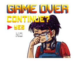 Cute Gamer Girl sticker #15121504
