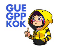 Cute Gamer Girl sticker #15121508