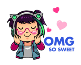 Cute Gamer Girl sticker #15121512