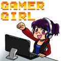 Cute Gamer Girl