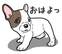 Wanko-Biyori French Bulldog 2 sticker #15121684