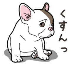 Wanko-Biyori French Bulldog 2 sticker #15121688
