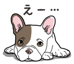 Wanko-Biyori French Bulldog 2 sticker #15121696