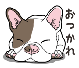 Wanko-Biyori French Bulldog 2 sticker #15121700