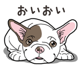 Wanko-Biyori French Bulldog 2 sticker #15121711