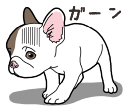 Wanko-Biyori French Bulldog 2 sticker #15121721