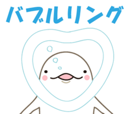 Finless porpoise Q-san sticker #15122365