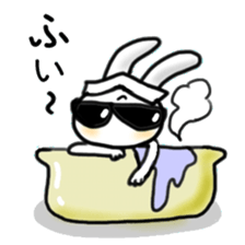 Rabbit pretending to being nasty, Part 3 sticker #15123104