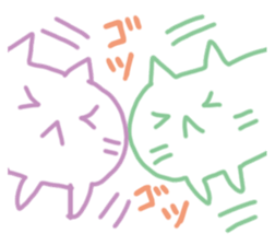 NEKONEKONEKO Sticker PASTEL sticker #15124641
