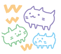 NEKONEKONEKO Sticker PASTEL sticker #15124661