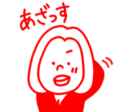 around30 girl tallk sticker #15125396