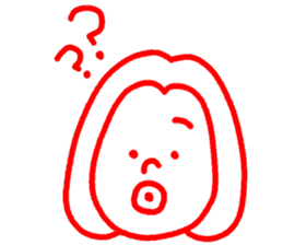 around30 girl tallk sticker #15125400