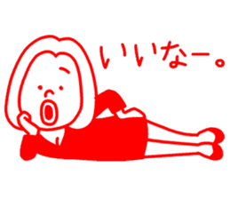 around30 girl tallk sticker #15125401