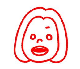 around30 girl tallk sticker #15125407