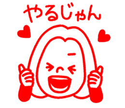 around30 girl tallk sticker #15125410