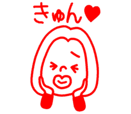 around30 girl tallk sticker #15125411