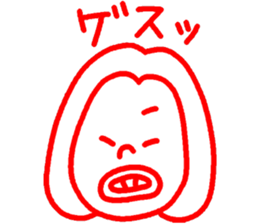 around30 girl tallk sticker #15125414