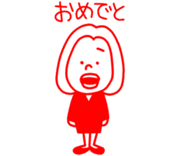 around30 girl tallk sticker #15125431