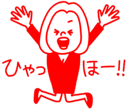 around30 girl tallk sticker #15125434